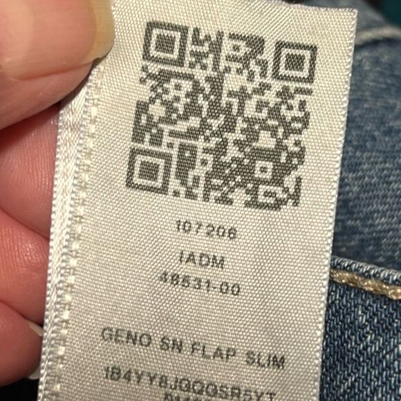 True Religion Geno Slim Flap Pocket Jeans Mens 36/34 - Picture 8 of 8